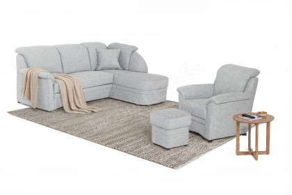 Florenz von Dietsch - Polstersofa Ausführung rechts silber