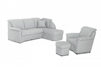 Florenz von Dietsch - Polstersofa Ausführung rechts silber