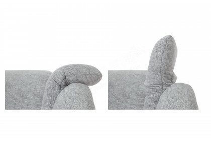 Florenz von Dietsch - Polstersofa Ausführung rechts silber