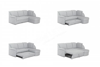 Florenz von Dietsch - Polstersofa Ausführung rechts silber