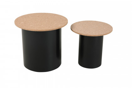 Cork von SIT Möbel - Beistelltisch-Set mit Kork, Pinie