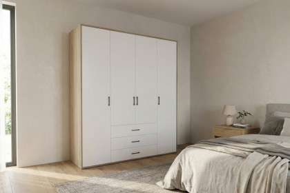 Achat Komfort von Priess - Kombischrank Artisan-Eiche/ lichtweiß