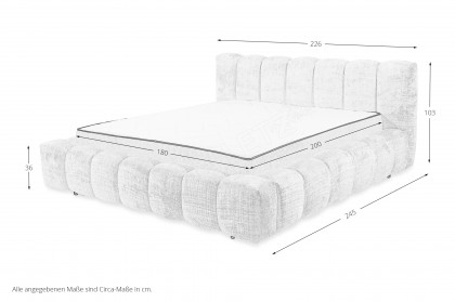 Bexley von ED-Lifestyle - Polsterbett 180 black