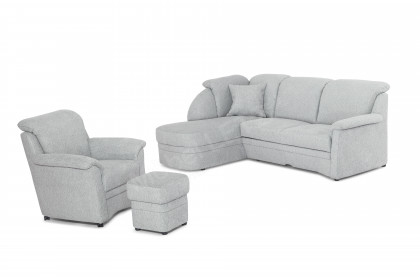 Florenz von Dietsch - Polstersofa Ausführung links silber