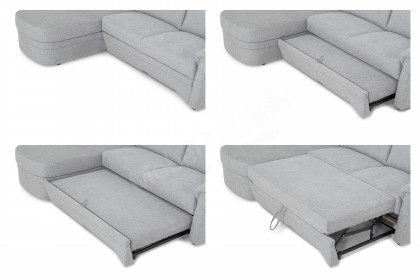 Florenz von Dietsch - Polstersofa Ausführung links silber