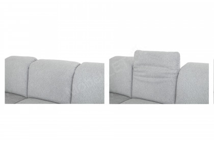 Florenz von Dietsch - Polstersofa Ausführung links silber