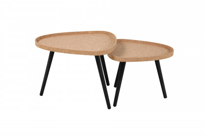 Cork von SIT Möbel - Beistelltisch-Set Kork und Pinie