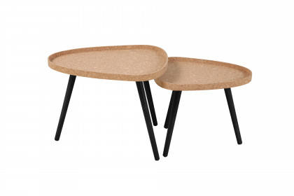 Cork von SIT Möbel - Beistelltisch-Set Kork und Pinie