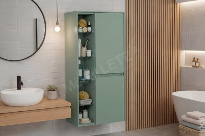 6010 von Pelipal - Badschrank Schilfgrün matt