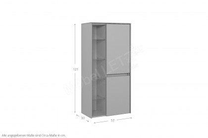 6010 von Pelipal - Badschrank Schilfgrün matt