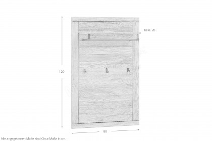 Greta von Elfo Möbel - Garderobenset in Eiche