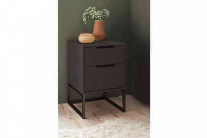 Dubai von Wiemann - Nachtschrank in Boxspringhöhe graphit