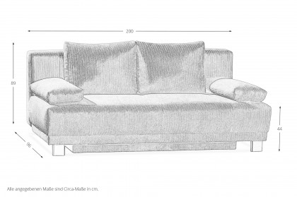 Jara-Sleep von Restyl - Schlafsofa