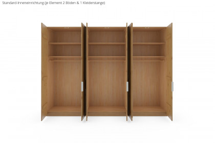 Incasa Albero von Decker - Schlafzimmer-Einrichtung Wildeiche mit Schiefer-Akzenten