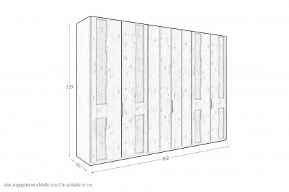 Incasa Albero von Decker - Schlafzimmer-Einrichtung Wildeiche mit Schiefer-Akzenten