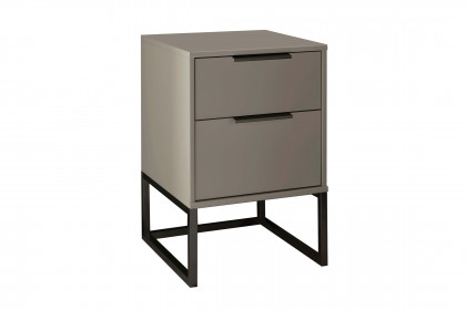 Dubai von Wiemann - Nachtkommode grau in Boxspringhöhe
