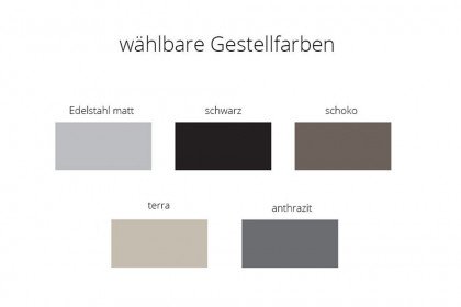 Helana von Musterring - Bartisch mit schwarzem Gestell