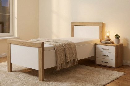Achat Komfort von Priess - Komfortbett lichtweiß/ Artisan Eiche