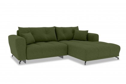 PG-LE-03 von BASTI dein Sofa - Eckcouch rechts grün