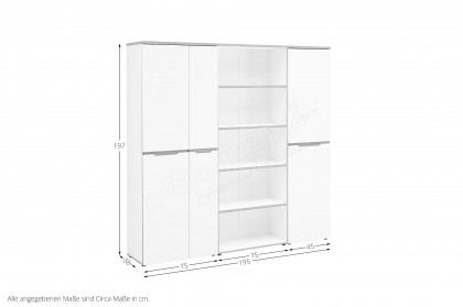 Memphis-Office von Innostyle - Büromöbelset mit Aktenschrankkombi