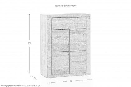 Greta von Elfo Möbel - Garderobe in Eiche, teilmassiv