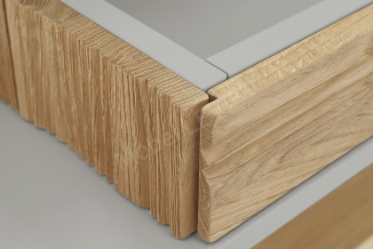 V/lacera living von Voglauer - Couchtisch Wildeiche mit Lackabsetzung