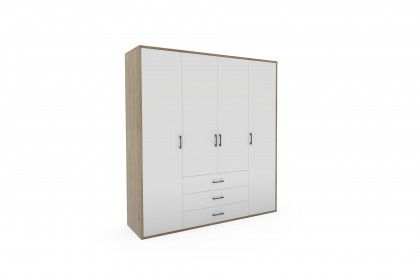 Achat Komfort von Priess - 3-teiliges Schlafzimmerset weiß/ Artisan-Eiche