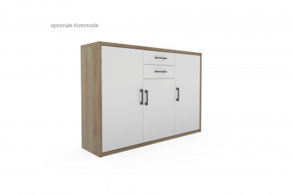 Achat Komfort von Priess - 3-teiliges Schlafzimmerset weiß/ Artisan-Eiche