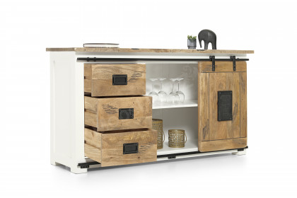 Rustique von Kollektion Letz - Sideboard Mangoholz weiß