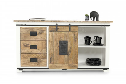 Rustique von Kollektion Letz - Sideboard Mangoholz weiß