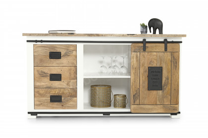 Rustique von Kollektion Letz - Sideboard Mangoholz weiß