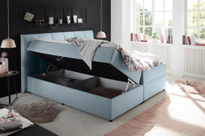 Granada von ED-Lifestyle - Polsterbett 180 pastellblau