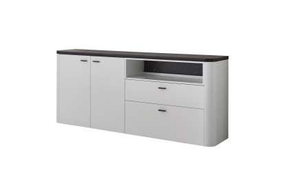 Wave-living von IDEAL Möbel - Sideboard in Weiß und Marmor