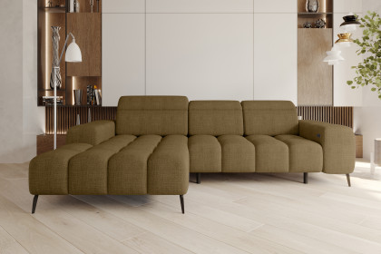 Kaya von BASTI dein Sofa - Sofaecke links olive