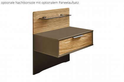 Bardolino von Wiemann - Bett 160x200 cm havanna - Riffholz massiv