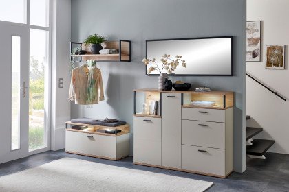 Basset-Foyer von IDEAL Möbel - Garderobe in Modern White