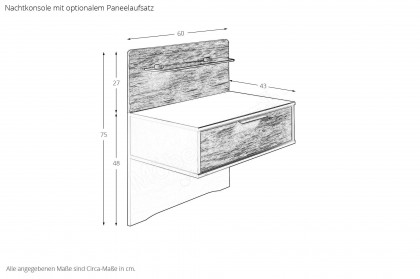 Bardolino von Wiemann - Schlafzimmer havanna - Riffholz massiv
