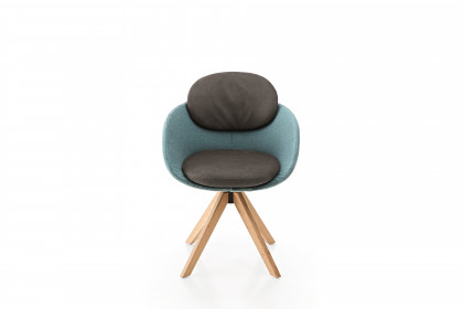 KOINOR 1310 - Stuhl in Blau & Braun