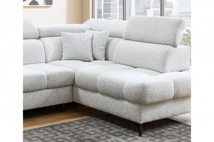 Gobi von Benformato - Ecksofa Variante rechts hellgrau