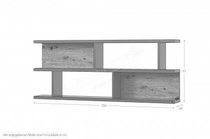 York von set one by Musterring - Wandpaneel 43 grau anthrazit