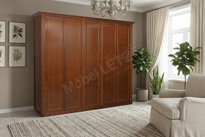 Maisonette von Wehrsdorfer - Garderobenschrank in Cognac Antik