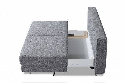 Fia von Restyl - Schlafsofa mit Bettkasten grau-melange
