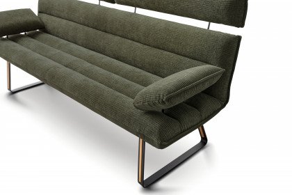 KOINOR Asino - Funktionsbank in dunkelgrünem Velours