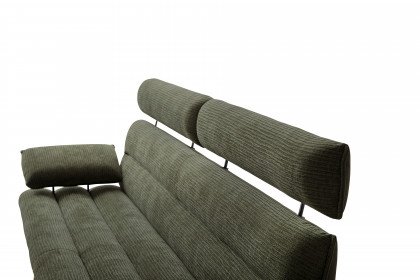 KOINOR Asino - Funktionsbank in dunkelgrünem Velours