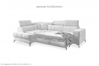 Gobi von Benformato - Eckcouch Variante links anthrazit