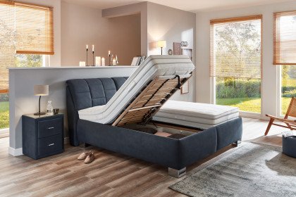 OC-PB21098 von Oschmann - Polsterbett 180 KT 0864 denim