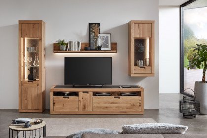 Esberg von IDEAL Möbel - Wohnwand Artisan Eiche und Schieferoptik