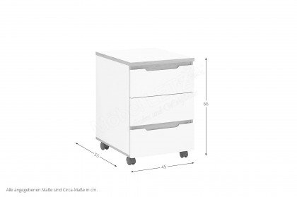 Memphis-Office von Innostyle - Büroset mit höhenverstellbarem Eckschreibtisch