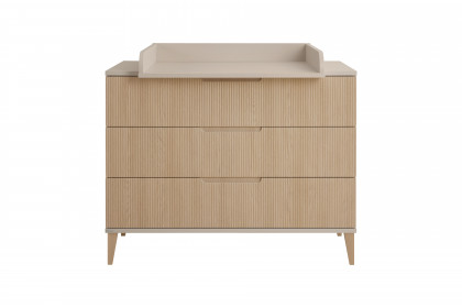 Jonte von Paidi - Babyzimmer-Set cashmere-beige - Stripy-Light-Oak