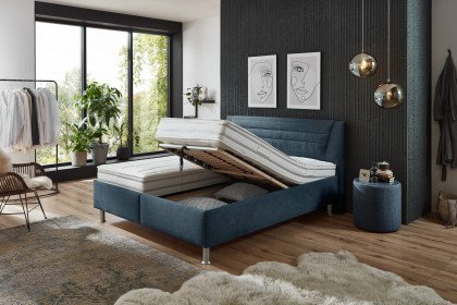 OC-PB21098 von Oschmann - Polsterbett 180 KT 0863 marine